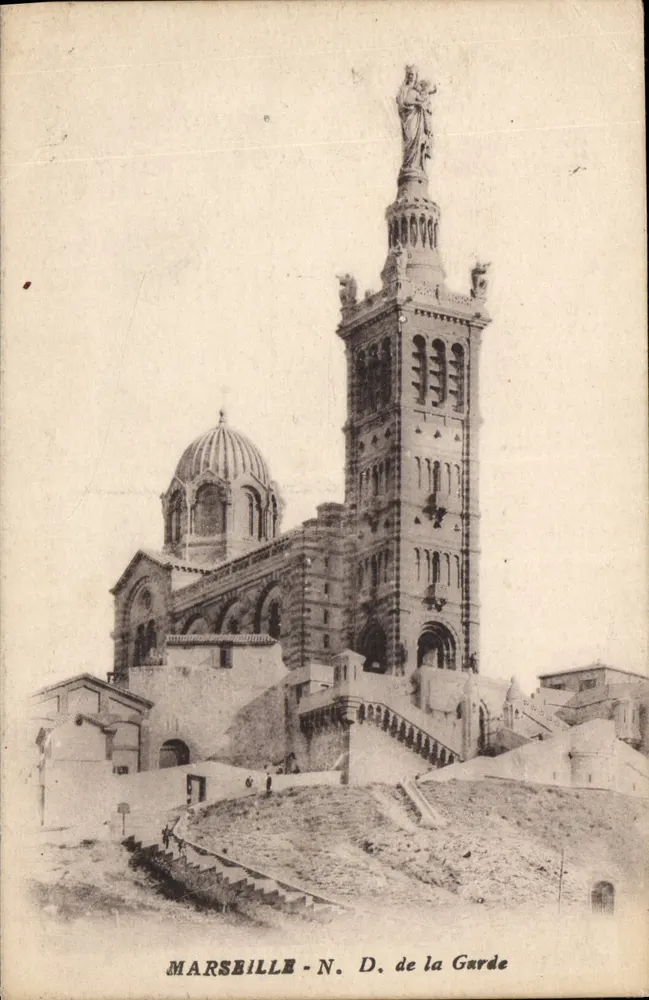 Marseille - Nossa Senhora da Guarda — editor Fototipia Rosa ROURE - Frente