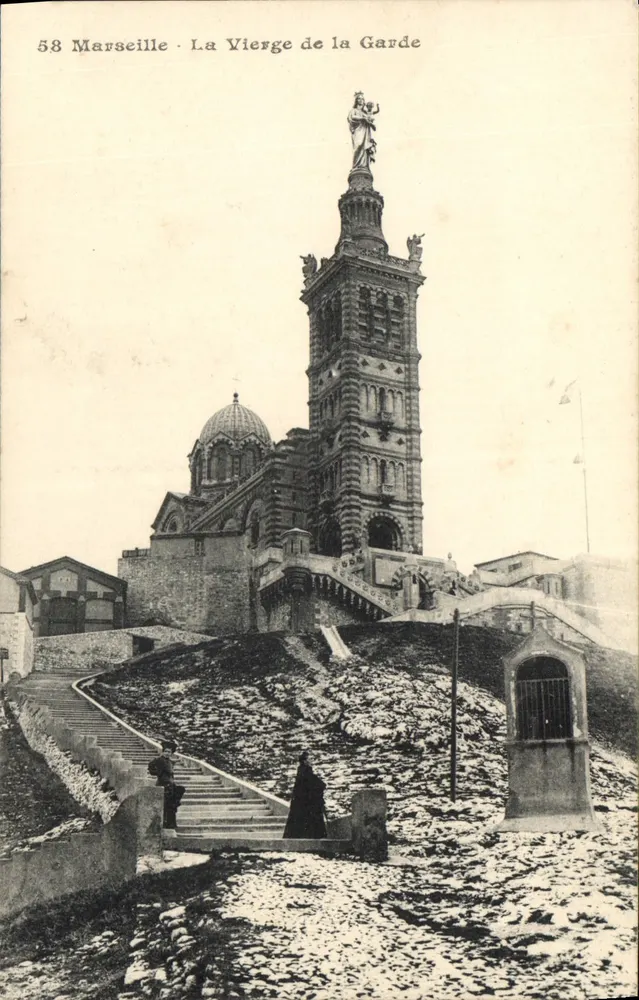 Marseille - A Virgem da Guarda — editor desconhecido, n° 58 - Frente