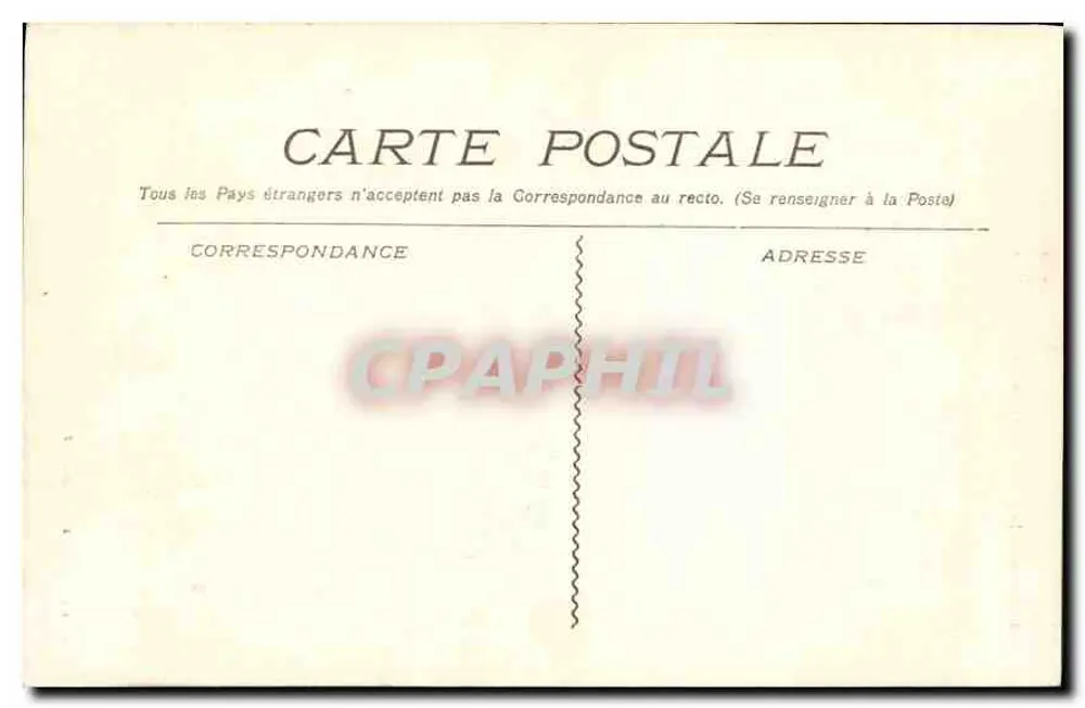 Marseille - A Virgem da Guarda — editor desconhecido, n° 58 - Verso