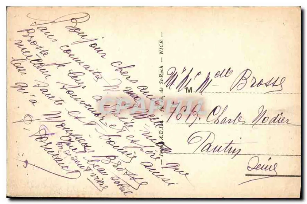Marseille — Nossa Senhora da Guarda — CPAPHIL n°3260 - Verso