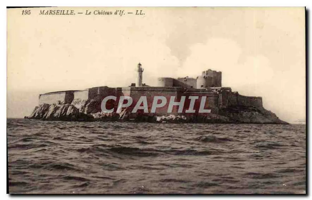 Marselha — O Castelo d'If — LL. — 195 - Frente