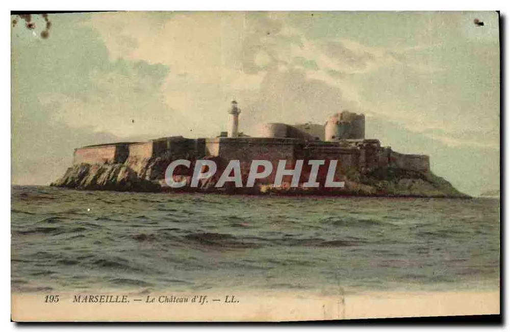 Marselha — O Castelo de If — LL. — 195 - Frente