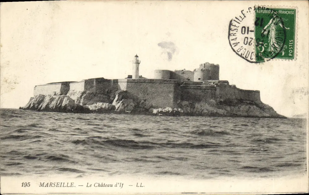 Marselha — O Castelo de If — LL. — 195 - Frente