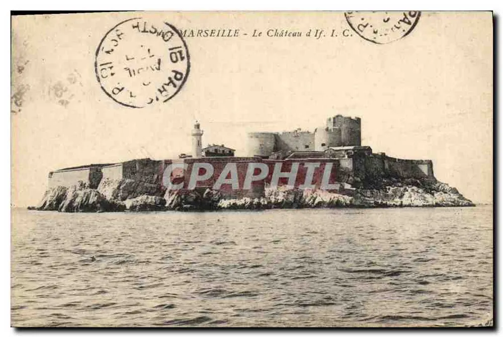 O Castelo de If - Marselha - I.C. - Frente