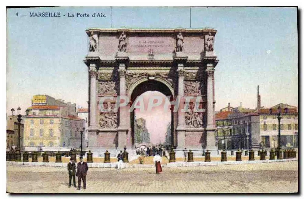 Marseille - A Porta de Aix — editor Peudochron, n°4 - Frente