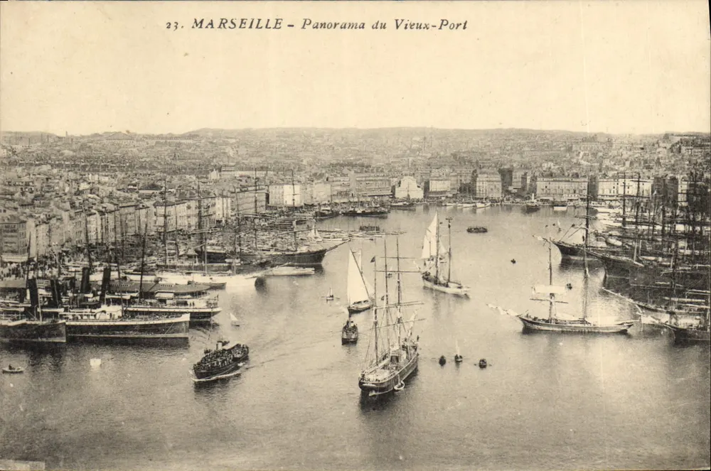 Marseille - Panorama des Vieux-Port — Verlag nicht sichtbar, n° 23 - Vorderseite