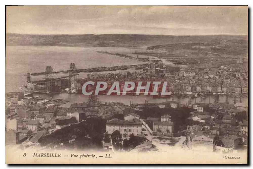 Marseille — Widok ogólny — LL — Selecta - Awers