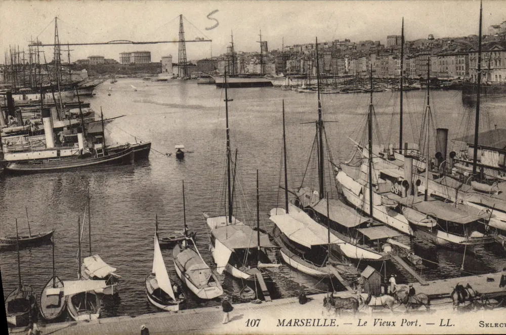 Marselha — O Velho Port — LL. — Sélecta, n° 107 - Frente