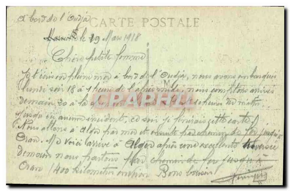 Marseille — Aufzug der Notre-Dame de la Garde — B.L. - Rückseite