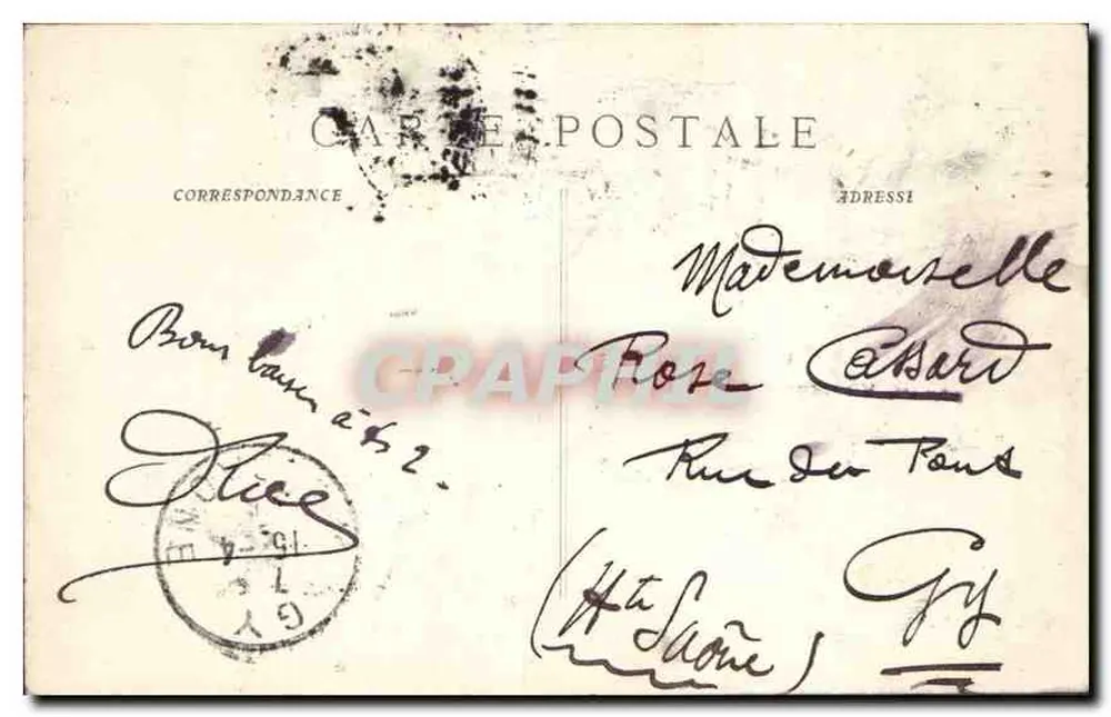 Marseille - Aufzüge der N.-D. de la Garde — unbekannter Verlag, Nr. 14 - Rückseite