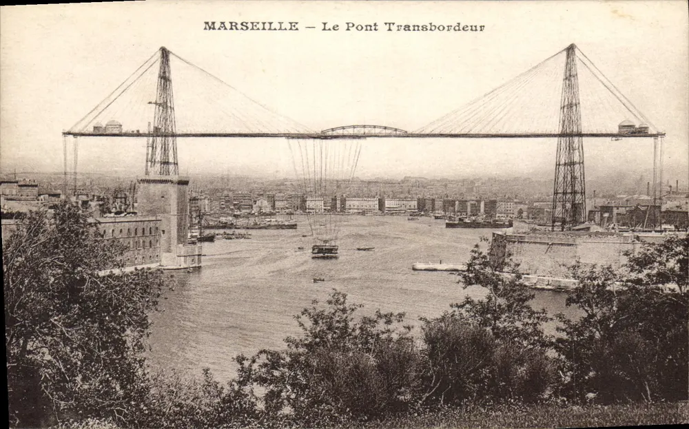 MARSEILLE — O Ponte Transbordeur — Editora não identificada - Frente