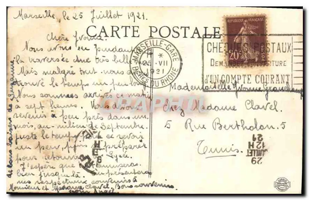 Marseille - N.-D. de la Garde — I.P. — série 4 - Verso