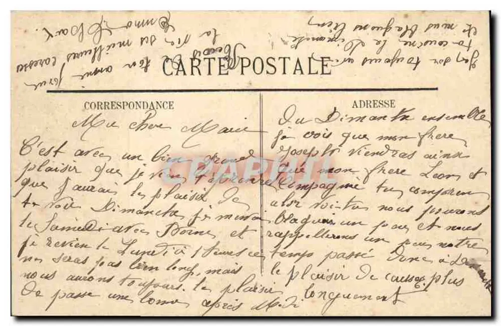 Marseille - Der Garten der Säule — unbekannter Verleger, Nr. 528 - Rückseite