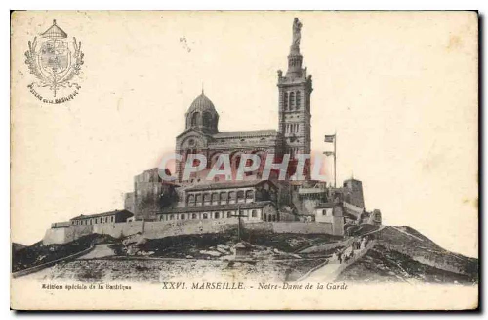 Marselha — Nossa Senhora da Guarda — Edição especial da Basílica, n° XXVI - Frente