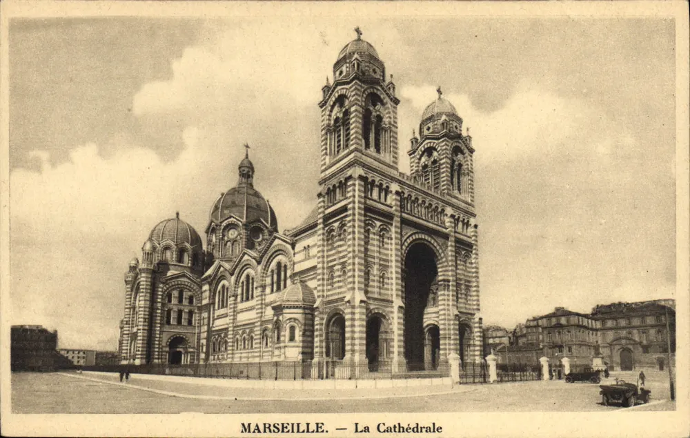Marselha — A Catedral — Editor não identificado, número de série não visível - Frente
