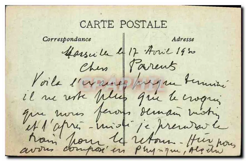 Marselha — Fonte Cantini, Amphitrite - Verso
