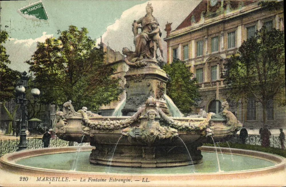 Marseille — Fontaine Estrangin — LL. n°220 - Frente
