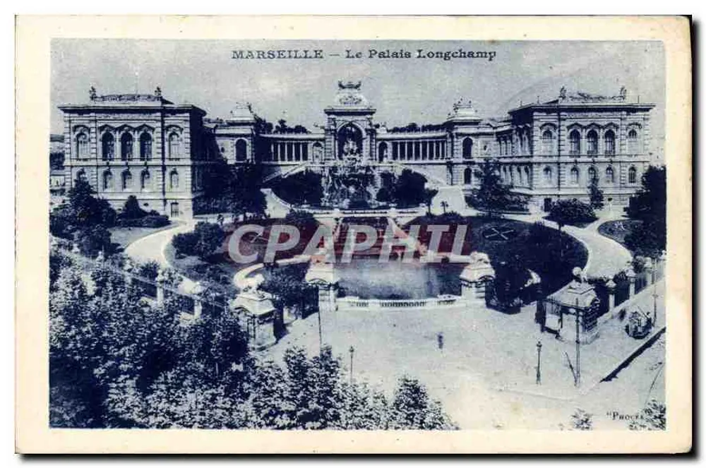 Marselha — O Palácio Longchamp — Provençal - Frente