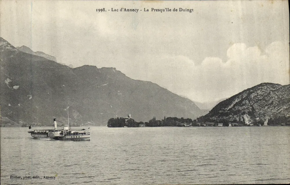 See Annecy - Die Halbinsel Duingt — Pittier, phot.-edit., Annecy - Vorderseite