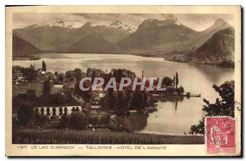 See Annecy — Talloires — Hotel de l'Abbaye — 1971 - Vorderseite
