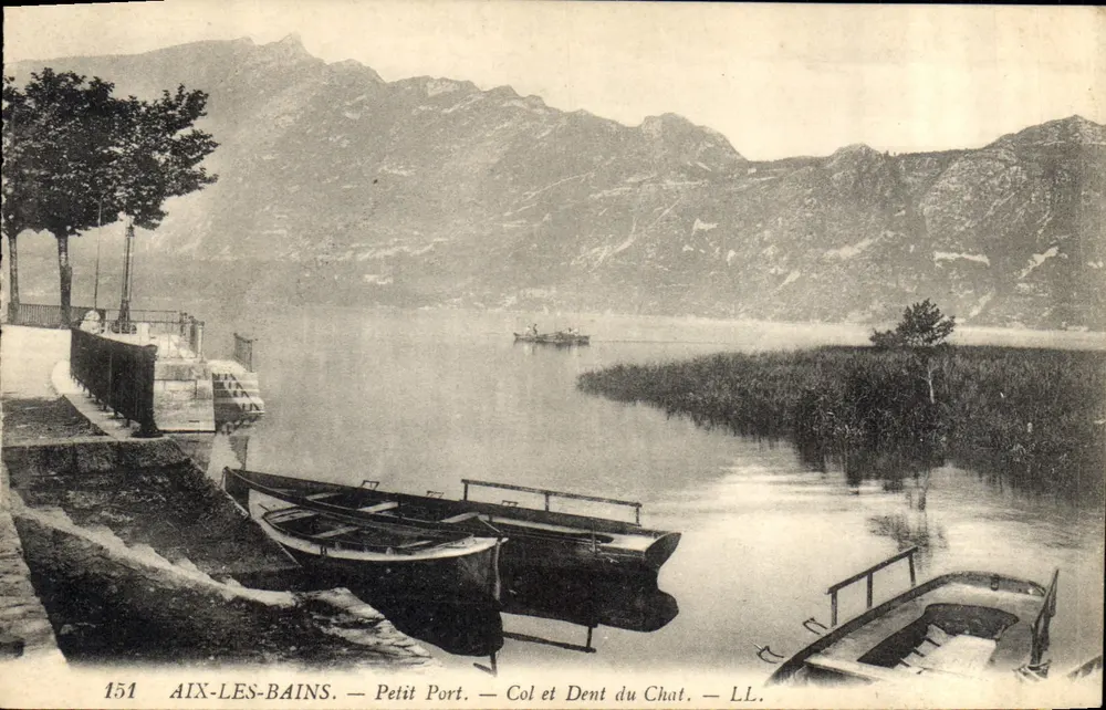 Aix-les-Bains — Kleiner Hafen — Col und Dent du Chat — LL. - Vorderseite