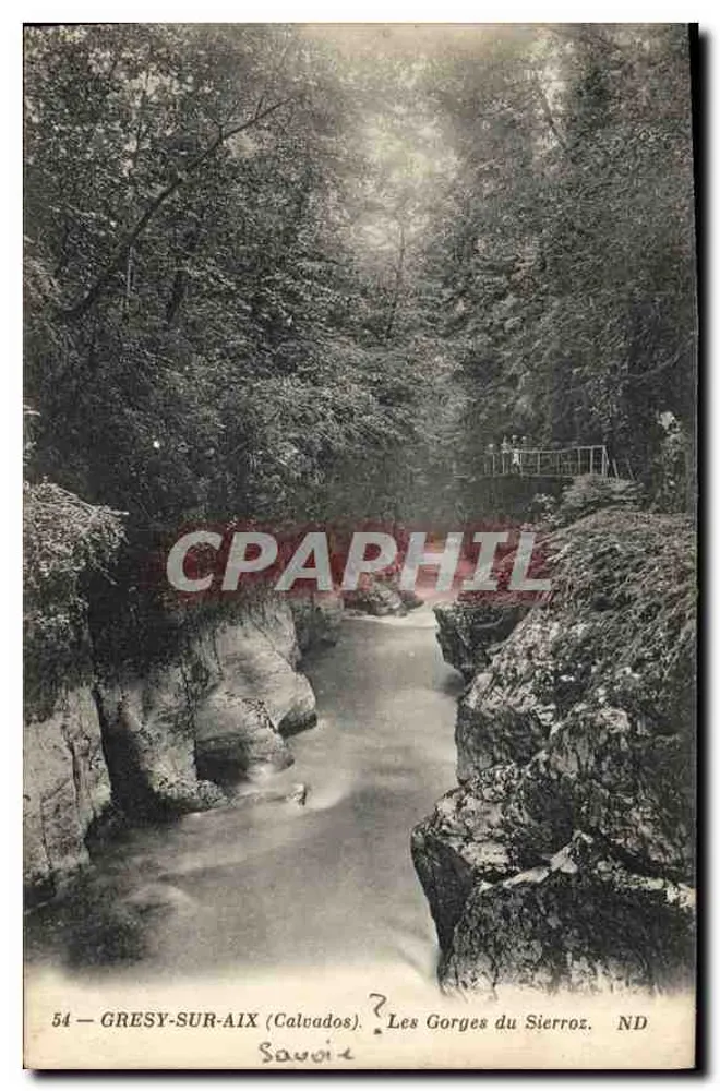 Die Sierroz-Schlucht — Gresy-sur-Aix (Calvados) — ND - Vorderseite