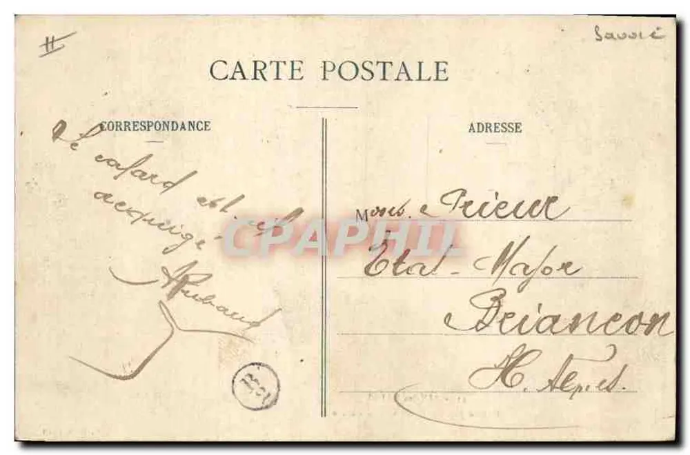 AIX-LES-BAINS — Haupteingang des Grand Cercle — G. Brun, phot. - Rückseite