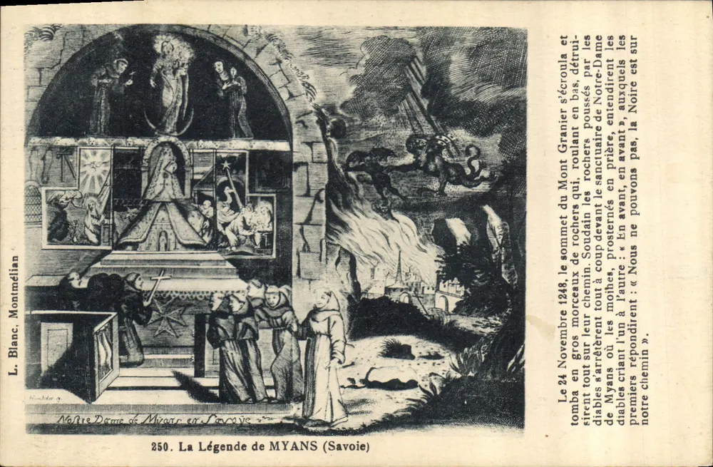 La Leggenda di MYANS (Savoia) — L. Blanc, Montmédián, n° 250 - Recto