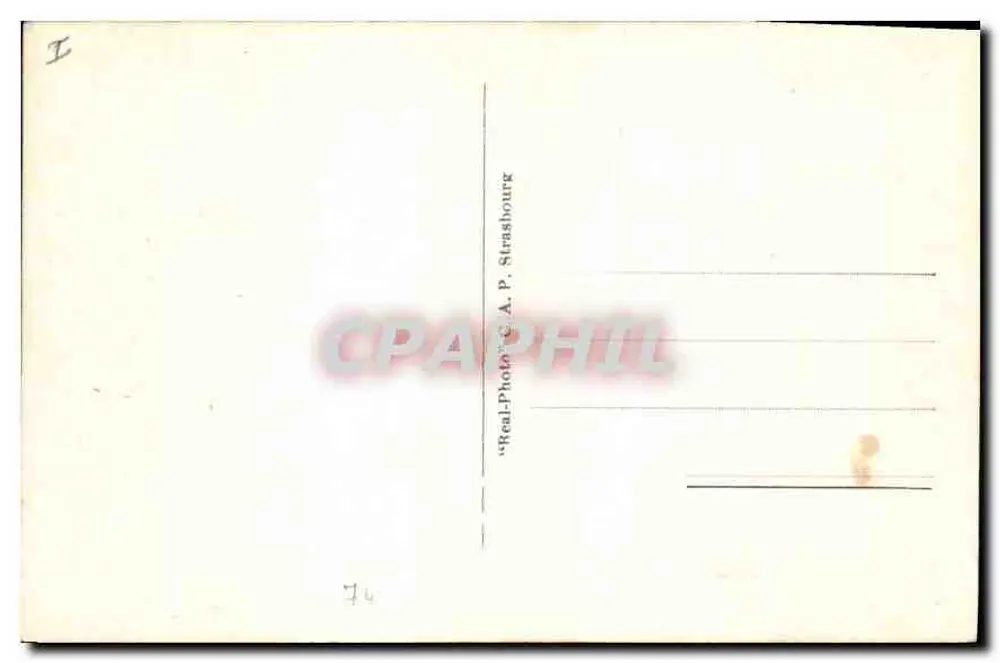 See Annecy - Veyrier — Allgemeiner Blick und der See — Verlag A. P. Straßburg, Nr. 41 - Rückseite