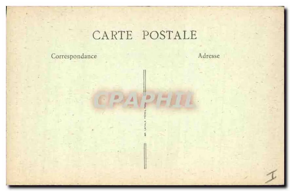Die Schluchten des Fier — Die Galerien — B. Fichet & Cie, Nr. 191 - Rückseite
