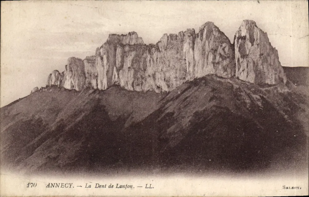 Annecy — A Dente de Lanfon — Selecta, n° 170 - Frente