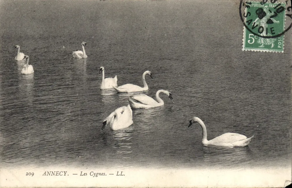 Annecy — Łabędzie — LL. - Awers
