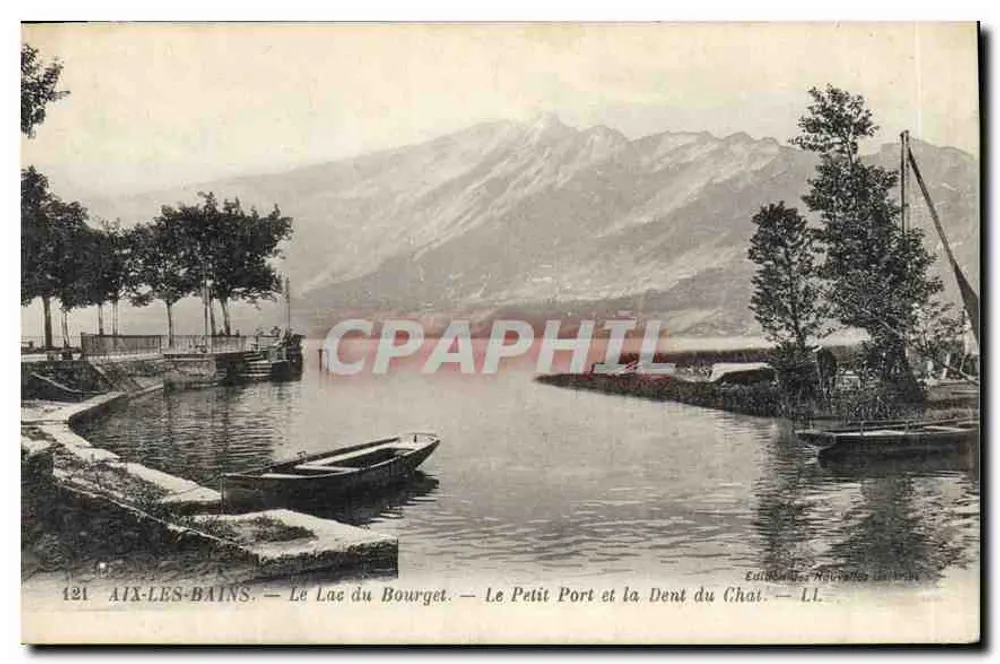 Aix-les-Bains — See Bourget — Kleiner Hafen und der Zahn des Katers — Editions Des Nouvelles du Midi - Vorderseite