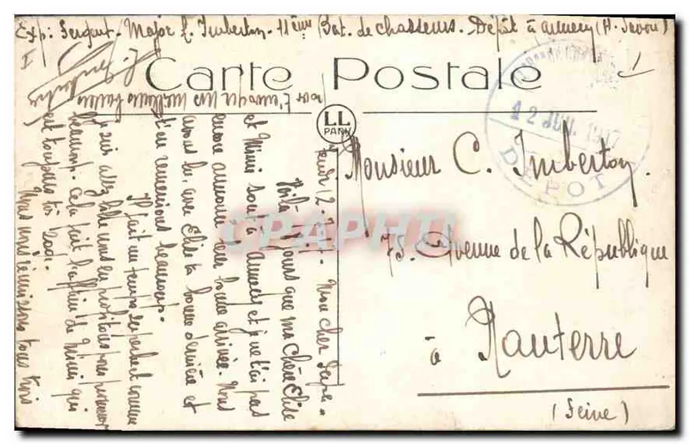 See Annecy — Schloss Duingt und La Tournette — LL. — N° 1665 - Rückseite