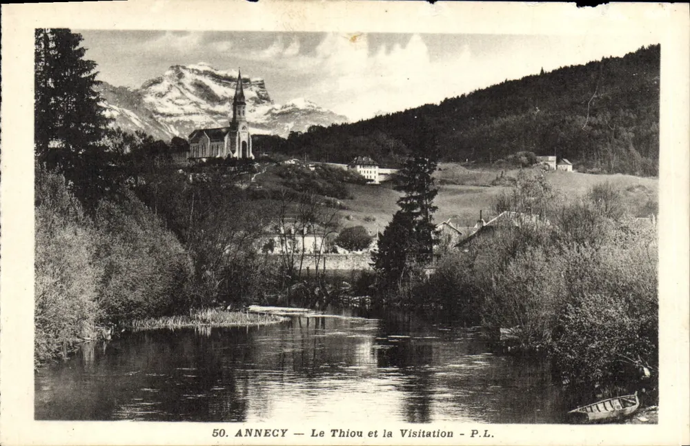 Le Thiou y la Visitation — Annecy — P.L. — n°50 - Anverso