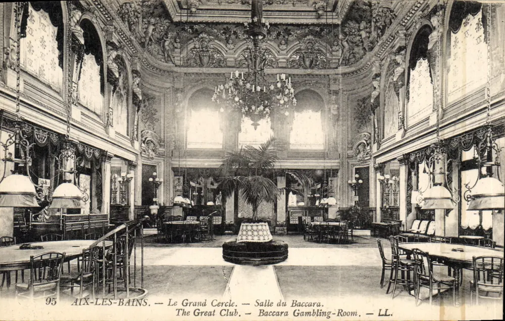 Aix-les-Bains — Der Große Kreis — Baccara-Saal — LL. — Nr. 95 - Vorderseite