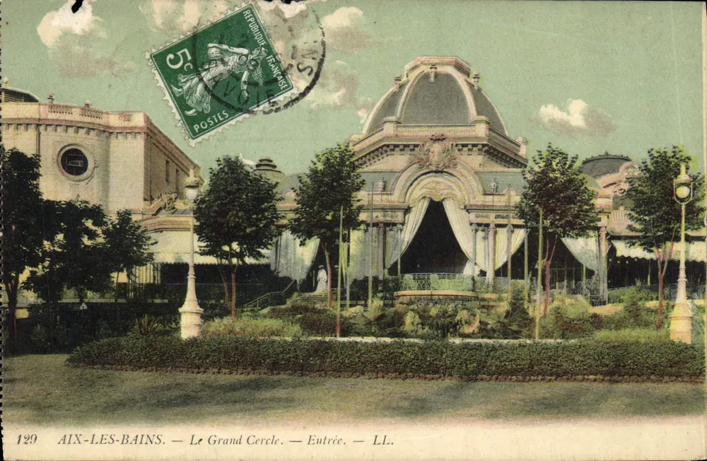 Aix-les-Bains — Der Große Kreis — Eingang — LL. — Nr. 129 - Vorderseite