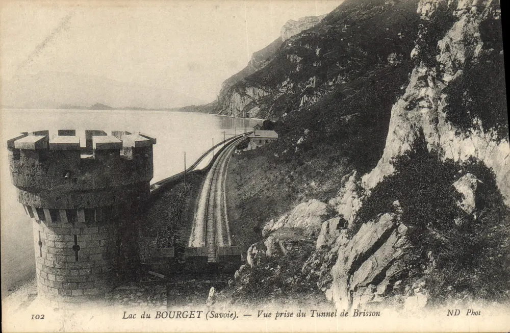 See von BOURGET (Savoie) — Ansicht vom Tunnel von Brisson — ND Phot, n° 102 - Vorderseite
