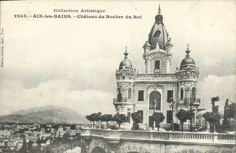 AIX-les-BAINS - Castello di Rocher du Roi — Collezione Artistica, Edizione Gilletta, n°2243 - Recto