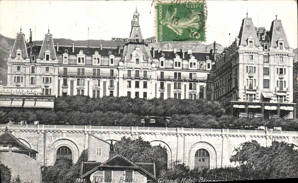 Grand Hôtel Bernas — Aix-les-Bains — onbekende uitgever, nr. 1281 - Voorkant