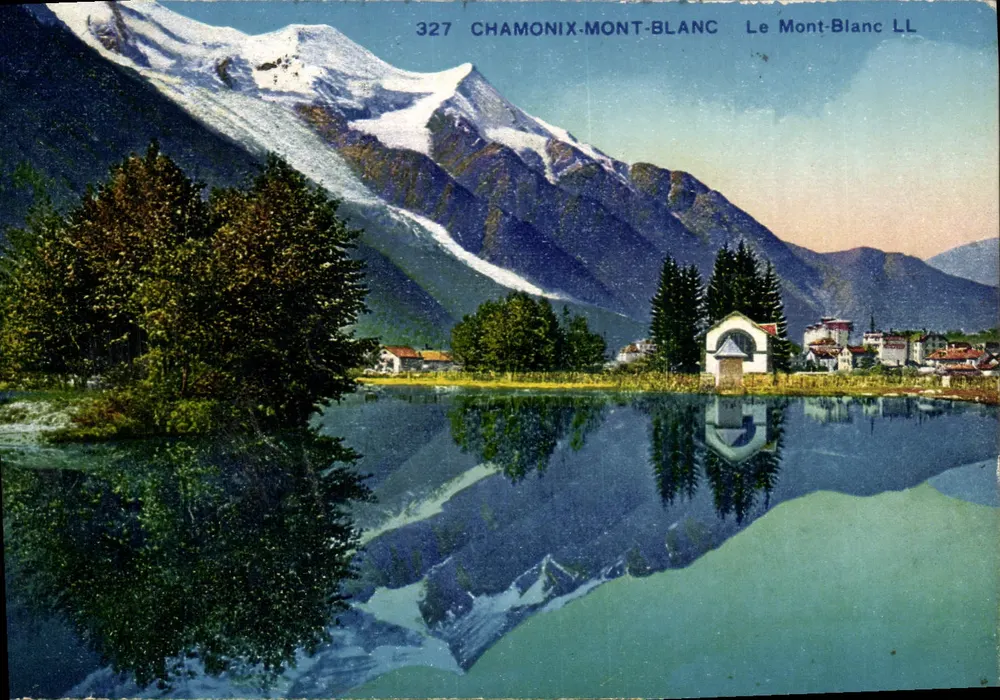 Chamonix-Mont-Blanc — O Mont-Blanc LL — editor Lévy & Neurden, n° 327 - Frente