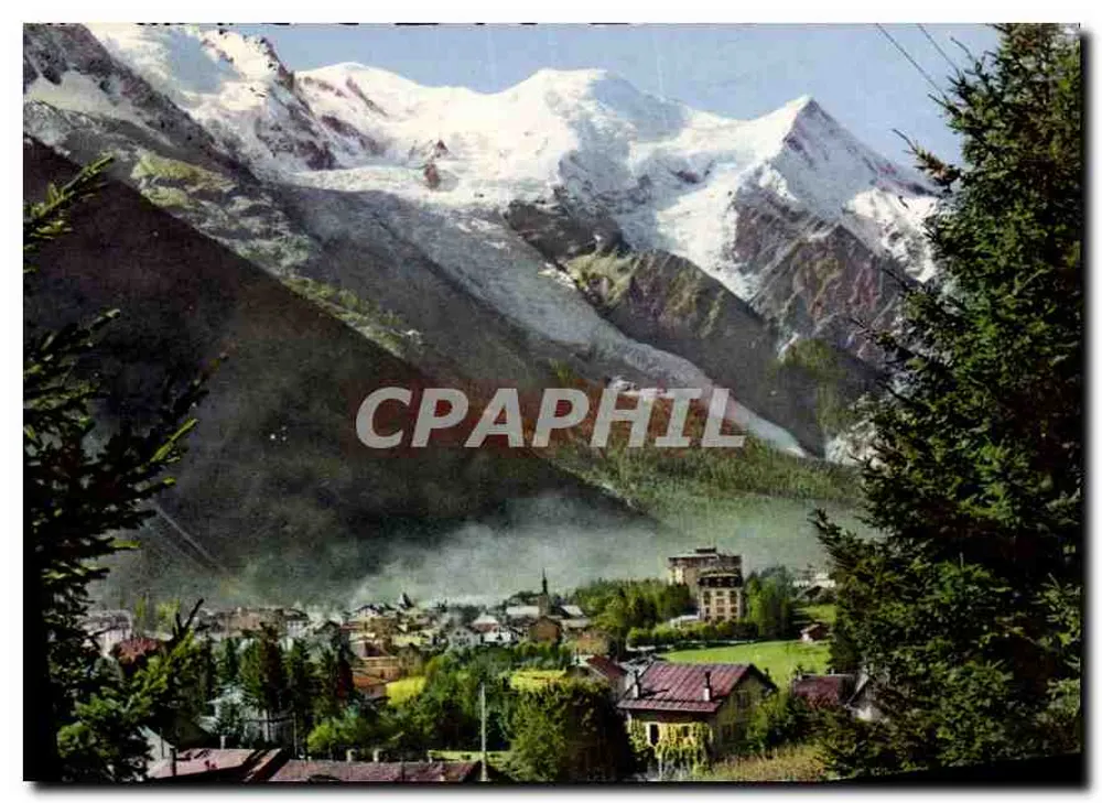 Chamonix e o Monte Branco — vista panorâmica — G. ROSSA-MIGNOD, Annecy - Frente