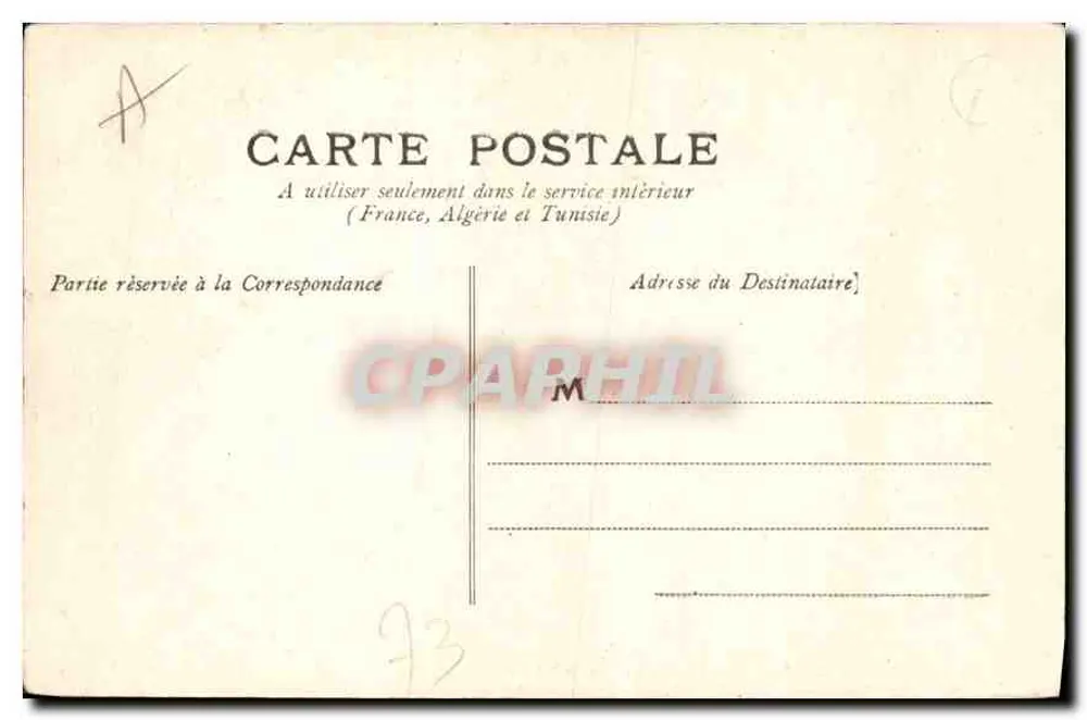 Les Charmettes - Quarto de J.-J. Rousseau — editor Graphil, n° 585 - Verso