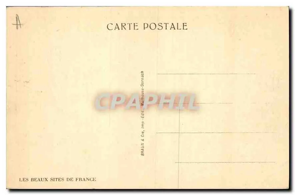 Col du Galibier — Rochers de la Grande Paré — Orientierungstafel — Serie 14683 - Rückseite