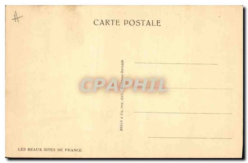 Col de l'Iseran — Abstieg nach Val d'Isère und die Pointe de Picheru — Les Beaux Sites de France, n°14383 - Rückseite