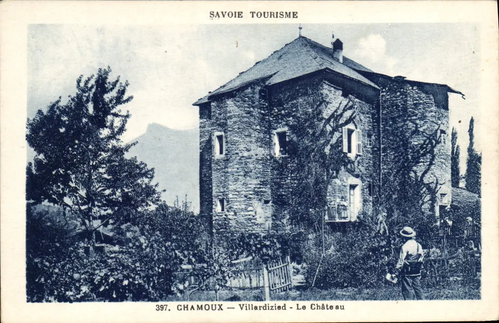 Chamoux — Villardizied — Das Schloss — Savoie Tourism - Vorderseite