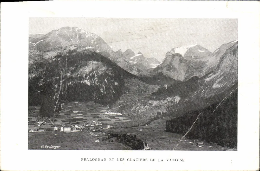 Pralognan und die Gletscher der Vanoise — Cl. Boulanger - Vorderseite