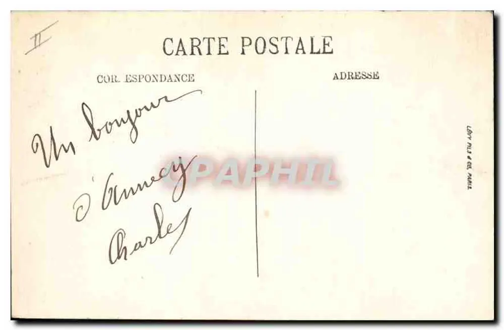 Annecy — Uma Barqueta — LL. — Selecta - Verso