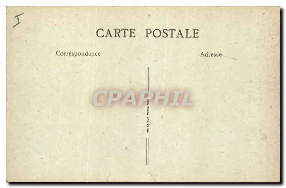 Massif du Mont-Blanc — Ansicht des Mont-Blanc von Montroc — B. F., Paris, n° 153 - Rückseite