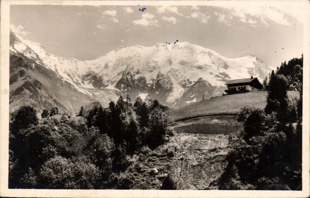 Glacier du Dôme de Mluge — Ansicht des Passes de la Madeleine — Ausgabe « La Cigogne » - Vorderseite